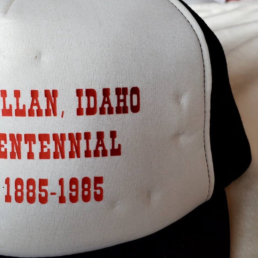 Vintage Trucker-Style Cap Hat Commemorating the Mullan, Idaho Centennial - Picture 8 of 10